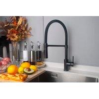 Wickes Faro Pull Out Tap - Black