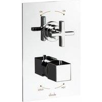 Abode Serenitie 2 Outlet Concealed Thermostatic Shower Valve - Chrome