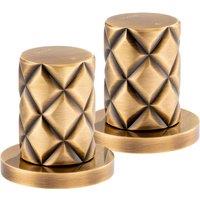 Abode Kite Deck Mounted Panel Valves - Antique Brass