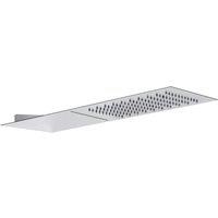 Abode Storm Slimline 3mm Wall Mounted Waterfall Shower Head - 500 x 250mm