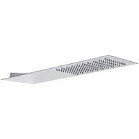Abode Storm Slimline 3mm Wall Mounted Square Edge Shower Head - 500 x 250mm