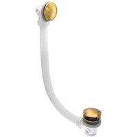 Abode Bath Clicker Waste with Overflow - Antique Brass