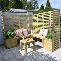 Forest Garden Modular Seating Option 3 - 2060 x 2060 x 1800mm