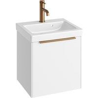 Abacus Concept Matt White S3 Vanity Unit & Basin - 450mm
