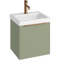 Abacus Concept Matt Green S3 Vanity Unit & Basin - 450mm