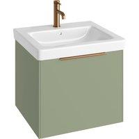 Abacus Concept Matt Green S3 Vanity Unit & Basin - 600mm