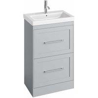 Abacus Concept Stone Grey Shaker Freestanding Vanity Unit & Basin - 550mm
