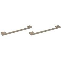 Abacus Concept Brushed Nickel Bathroom Furniture Handle for Freestanding Unit - Pack of 2