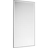 Melford Melford Anthracite LED Mirror with Demister - 800 x 500mm