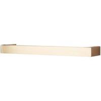 Towelrads Elcot Brushed Brass Dry Electric Towel Bar - 450mm