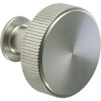 Wickes Tahlia Round Knob - Stainless Steel