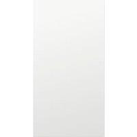 Wickes White Satin Ceramic Wall Tile - 600 x 300mm - Sample