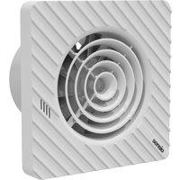 Sensio Drax White Wall Ventilation Fan with Aquilo Ventilation Ducting Kit - 100mm