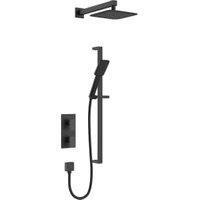 Bristan Delgado Recessed Dual Control Mixer Shower - Black