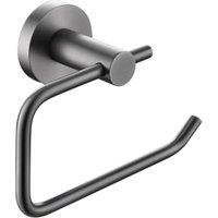 Bristan Round Toilet Roll Holder - Brushed Anthracite