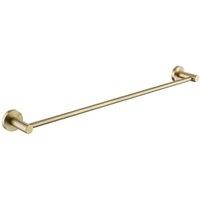 Bristan Round Towel Rail - Brushed Brass