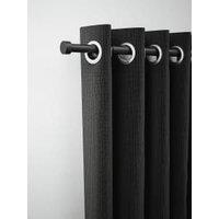 Rothley Premium Extendable Curtain Pole Kit with Stud Finials - Matt Black 125-216cm
