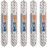 Dryzone Damp Proof Course Cream Foil Cartridge - 600ml - Pack of 5