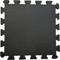 Warm Floor Black Interlocking Floor Tiles for Garden Buildings - 6 x 3ft