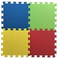 Warm Floor Assorted Interlocking Floor Tiles for Garden Buildings - 7 x 7ft