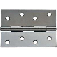 Wickes Steel Butt Hinge - 102mm - Pack of 2