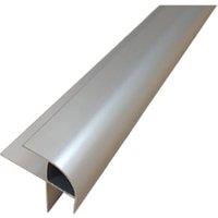 Corlea External Corner - Satin Aluminium