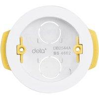 Vimark 1 Gang Dry Lining Knockout Box - 35mm