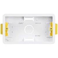 Vimark 2 Gang Dry Lining Knockout Box - 47mm