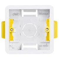 Vimark 1 Gang Dry Lining Knockout Box - 47mm