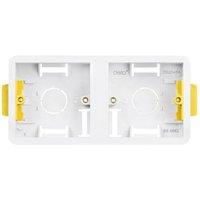 Vimark Dual 1 Gang Dry Lining Knockout Box - 35mm