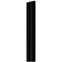 DuraPost Black U Channel Cover Strip - 2100mm