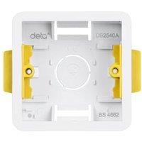 Vimark 1 Gang Dry Lining Box - 35mm