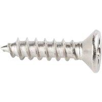 Wickes Stainless Steel Wood Screws - 4 x 20mm - Pack of 50