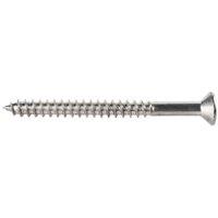 Wickes Stainless Steel Wood Screws - 5 x 50mm - Pack of 50