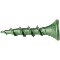 Wickes Exterior Grade Green Screws - 3.5 x 20mm - Pack of 50