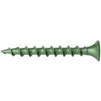 Wickes Exterior Grade Green Screws - 4 x 40mm - Pack of 50