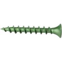 Wickes Exterior Grade Green Screws - 5 x 40mm - Pack of 50