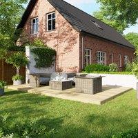 Powersheds Timber Decking Kit - No Handrails - 3.6 x 5.4m