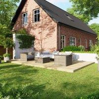 Powersheds Timber Decking Kit - No Handrails - 3.6 x 6m