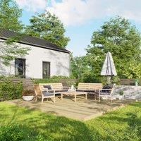 Powersheds Timber Decking Kit - No Handrails - 4.8 x 4.8m