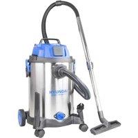 Hyundai HYVI3014 30L Wet & Dry Industrial Vacuum with Power Take Off - 1400W