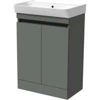 Wickes Easton Reed Green Vanity Unit - 800 x 600mm