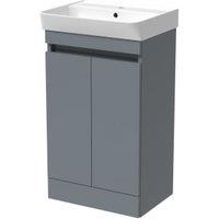 Wickes Easton Monument Grey Vanity Unit - 800 x 500mm