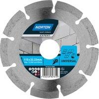 Norton Expert Universal Cutting Diamond Blade - 115 x 22.23mm