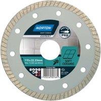 Norton Expert PRO EU XT Ceramic & Tiles Diamond Cutting Blade - 115 x 22.23mm