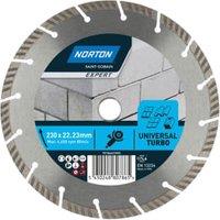 Norton Expert Universal Turbo Cutting Diamond Blade - 230 x 22.23mm
