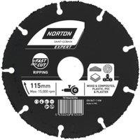 Norton Expert Multi Material Inc Wood Cutting - 115 x 22.23mm
