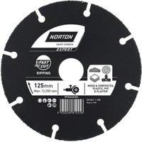 Norton Expert Multi Material Inc Wood Cutting - 125 x 22.23mm