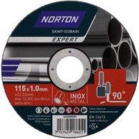 Norton Expert Metal / Inox Cutting Disc - 115 x 1 x 22.23mm