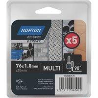 Norton Expert Mini Grinder 76mm Multi Purpose Cutting Disc - 76 x 1 x 10mm